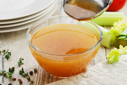 Photo: chicken broth chicken broth