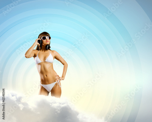 Photo: Girl in headphones Girl in headphones