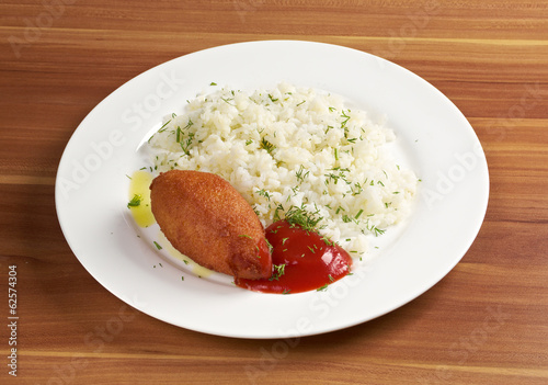 Photo: chicken kiev chicken kiev