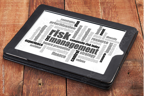 Photo: risk management word cloud risk management word cloud
