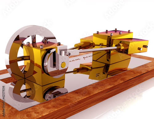 Illustration: Dampfmodell Dampfmodell