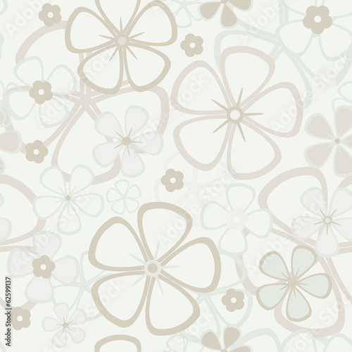 Tapeta ścienna na wymiar Floral abstract background, seamless