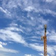 construction crane in blue sky construction crane in blue sky