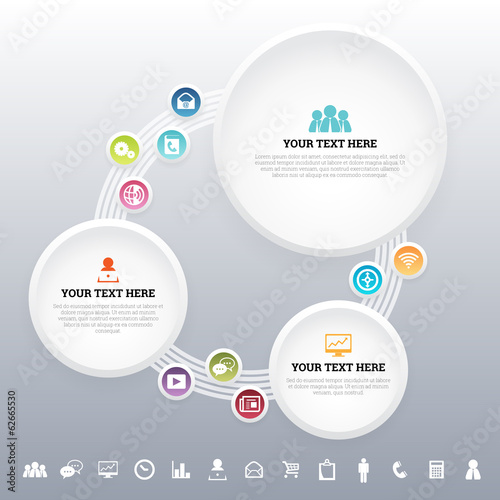 Vector: App Media Concept Background App Media Concept Background