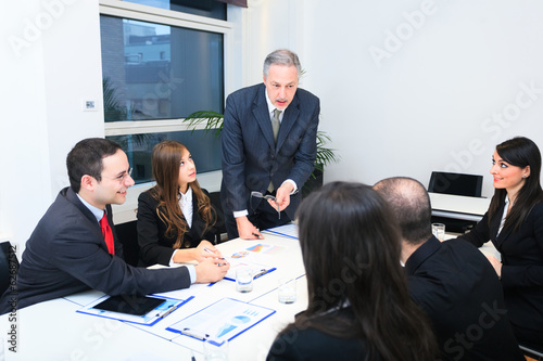 Photo: Business people at work Business people at work