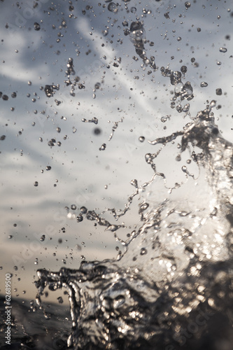 Photo: Kroatien, Mittelmeer, Ozean, Wasser spritzen Kroatien, Mittelmeer, Ozean, Wasser spritzen