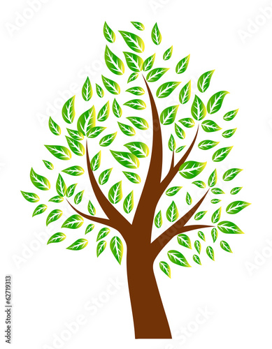 Vector: tree vector tree vector