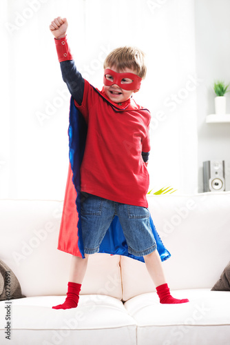 Photo: Superhero boy Superhero boy
