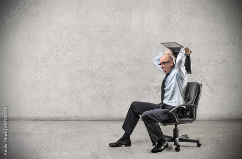 Photo: angry businessman angry businessman