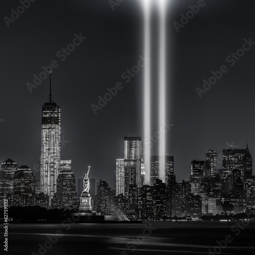 Fototapeta 12 years later…Tribute in Lights, 9/11