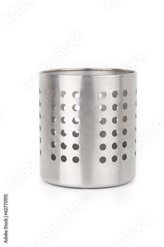 Photo: Cutlery holder isolated on white background Cutlery holder isolated on white background