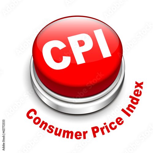 Vector: 3d illustration of CPI ( Consumer Price Index ) button 3d illustration of CPI ( Consumer Price Index ) button