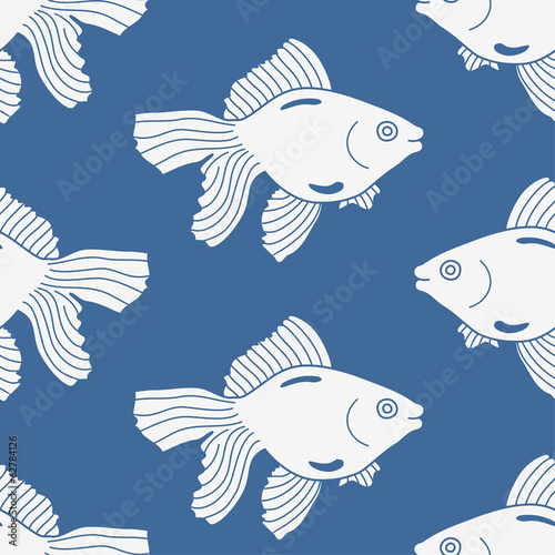 Fototapeta fish pattern