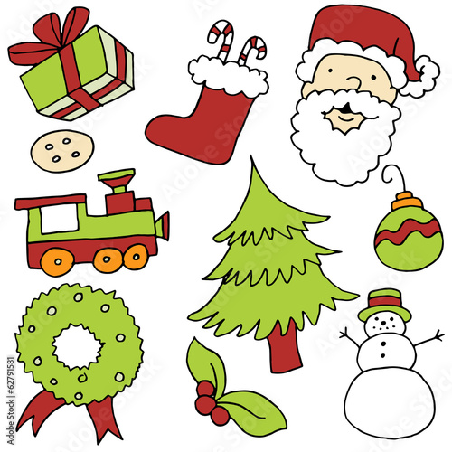 Vector: Christmas Item Set Christmas Item Set