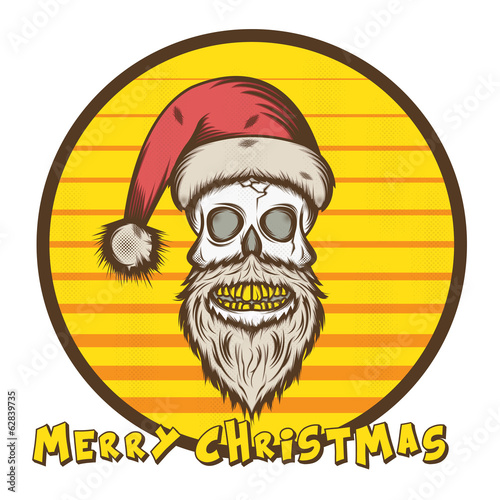 Illustration: Skull Santa Christmas Edition Illustration Skull Santa Christmas Edition Illustration