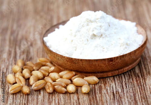 Photo: Wheat and flour Wheat and flour