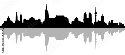 Vector: Skyline Nürnberg Skyline Nürnberg