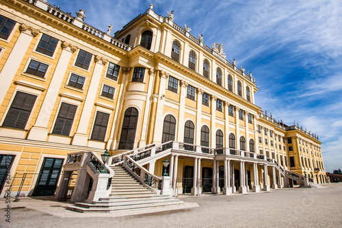 Photo: Schonbrunn Palace in Vienna, Austria. royal residence Schonbrunn Palace in Vienna, Austria. royal residence