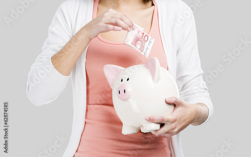 Photo: Saving money Saving money