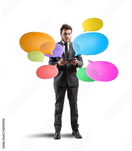 Photo: Social network concept Social network concept