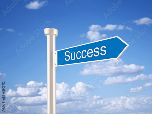 Illustration: Success Sign Success Sign