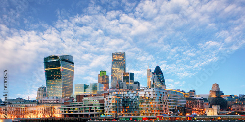 Photo: London skyline - cityspace, England London skyline - cityspace, England