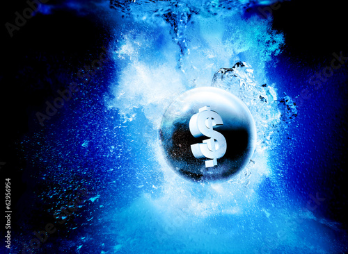 Photo: sinking dollar sinking dollar