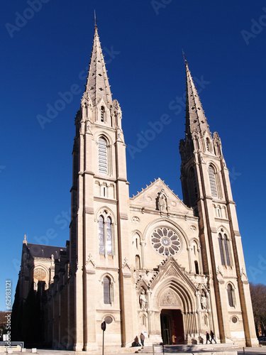 Photo: Gothic Cathedral in Nimes, France Gothic Cathedral in Nimes, France