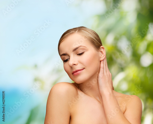 Photo: face and hands of beautiful woman face and hands of beautiful woman