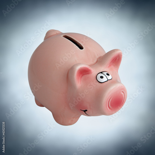 Photo: pink piggy bank pink piggy bank