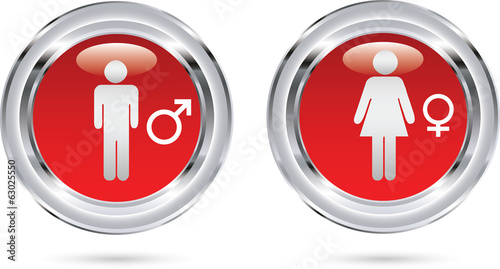Vector: Male female icons Male female icons