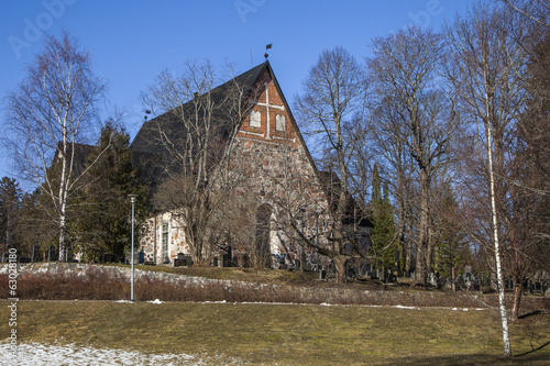 Photo: Espoo Cathedral in early spring Espoo Cathedral in early spring