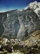 Highland village in Himalaya mountains, Nepal Highland village in Himalaya mountains, Nepal