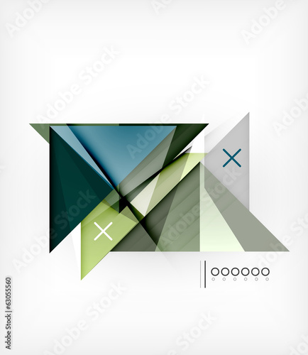 Vector: Vector Geometric Design Template For Brochure | Booklet Vector Geometric Design Template For Brochure | Booklet