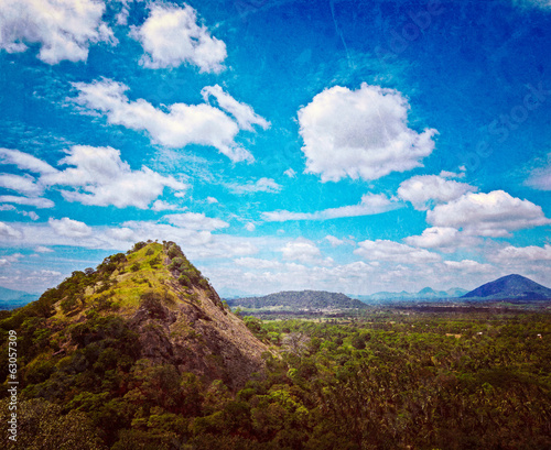 Photo: Sky above small mountains Sky above small mountains