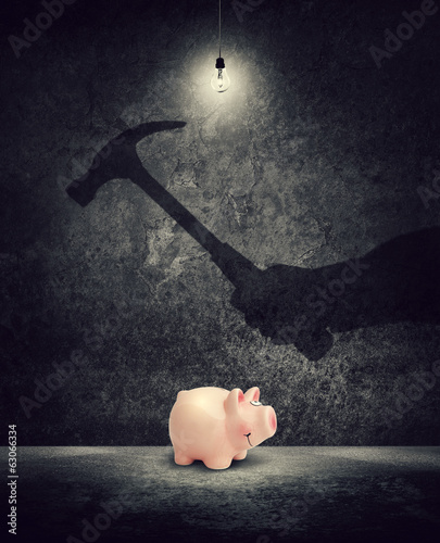 Photo: break into savings break into savings