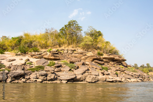 Photo: Stone at Kong River, Sampanbok Ubonratchathani Thailand Stone at Kong River, Sampanbok Ubonratchathani Thailand