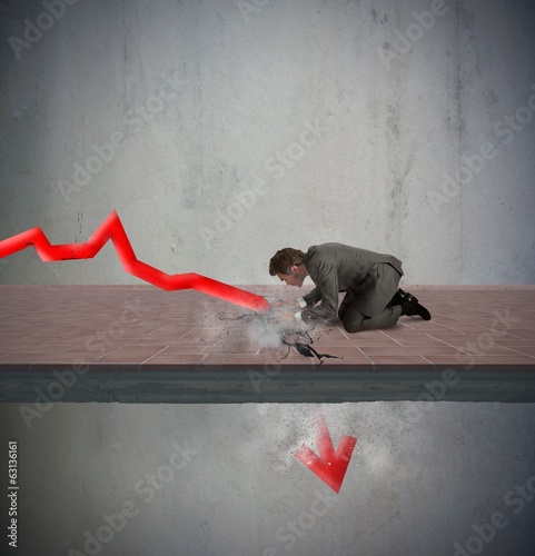 Photo: Negative statistic due to crisis Negative statistic due to crisis