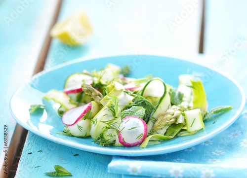 Photo: spring vegetables salad spring vegetables salad