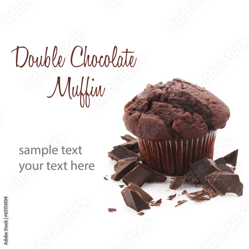 Photo: Double Chocolate Muffin Double Chocolate Muffin