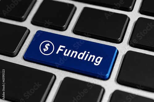 Photo: funding button on keyboard funding button on keyboard