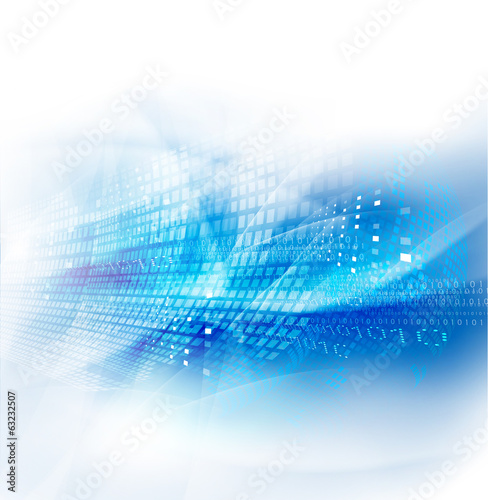 Vector: Abstract futuristic flow background for technology or science co Abstract futuristic flow background for technology or science co