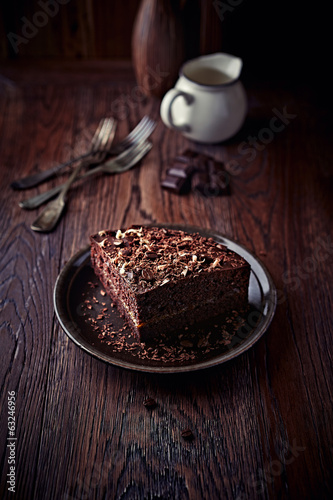 Photo: Dark Espresso Cake with Chocolate Glaze Dark Espresso Cake with Chocolate Glaze