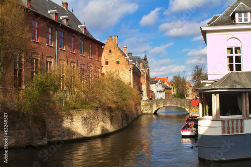 Photo: View of Brugge, Belgium View of Brugge, Belgium