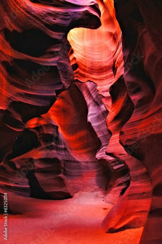 Fototapeta Red rocks of Antelope Canyon, Page, Arizona, USA