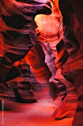 Fototapeta Red rocks of Antelope Canyon, Page, Arizona, USA
