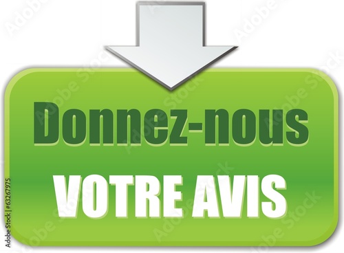 Vector: bouton donnez-nous votre avis bouton donnez-nous votre avis