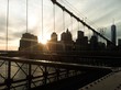 Atardecer en Manhattan desde el Puente de Brooklyn Atardecer en Manhattan desde el Puente de Brooklyn