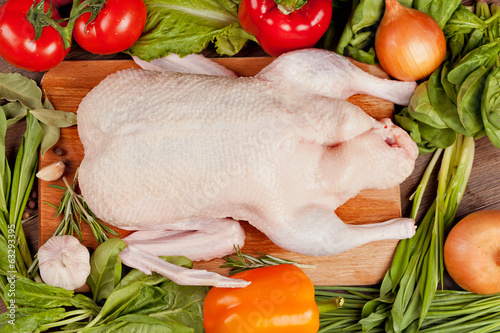 Photo: Fresh raw duck Fresh raw duck