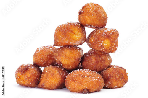 Photo: bunuelos de viento, typical pastries of Spain, eaten in Lent bunuelos de viento, typical pastries of Spain, eaten in Lent